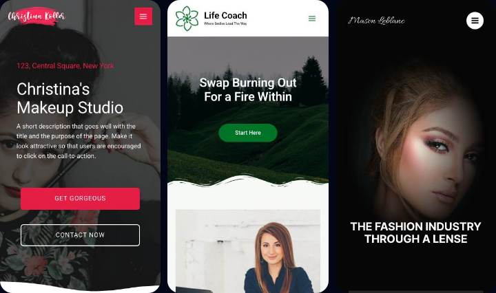 Creative & Personal Brands mobile collage